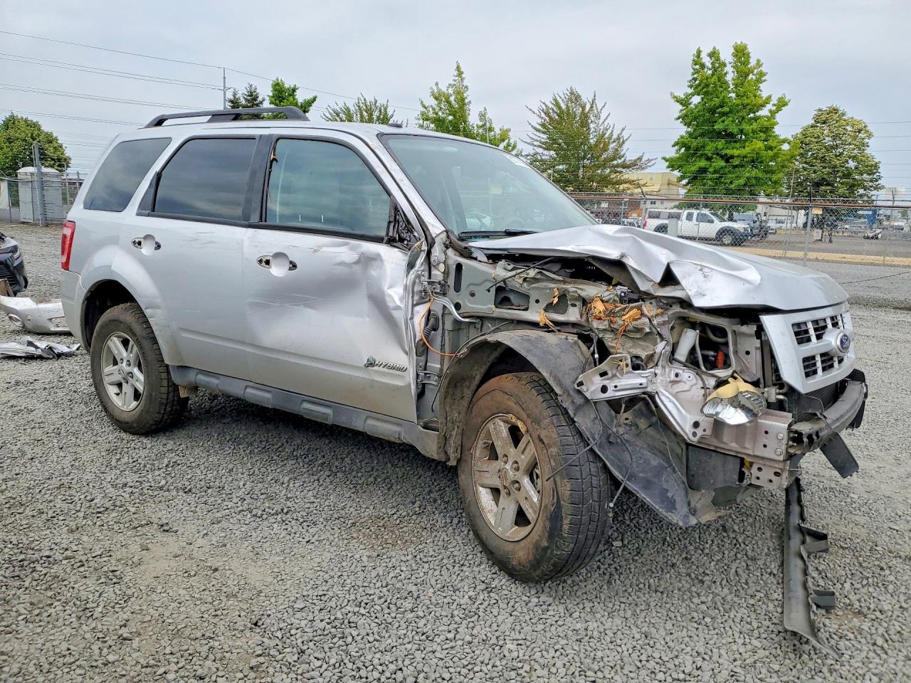 2010 Ford Escape Hybrid Silver vin: 1FMCU5K37AKC29928