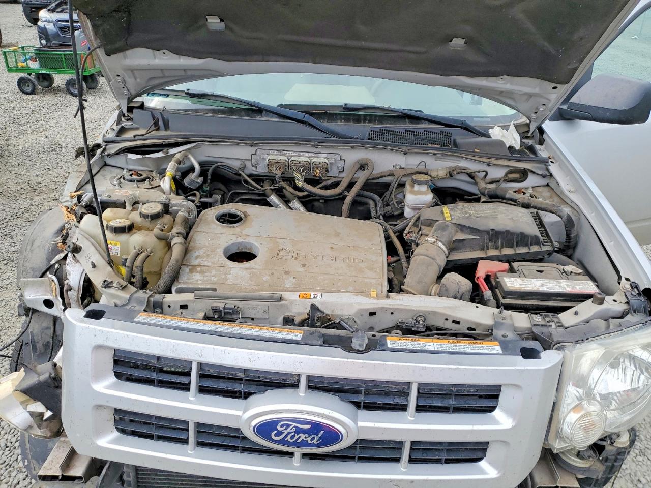 2010 Ford Escape Hybrid Silver vin: 1FMCU5K37AKC29928