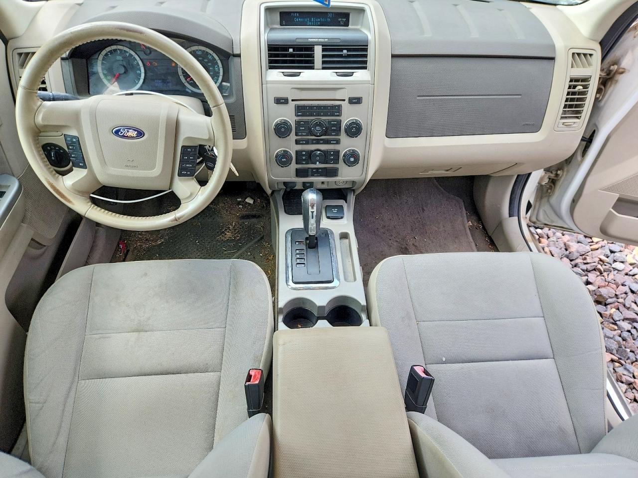 2011 Ford Escape Hybrid Белый vin: 1FMCU5K37BKA88196