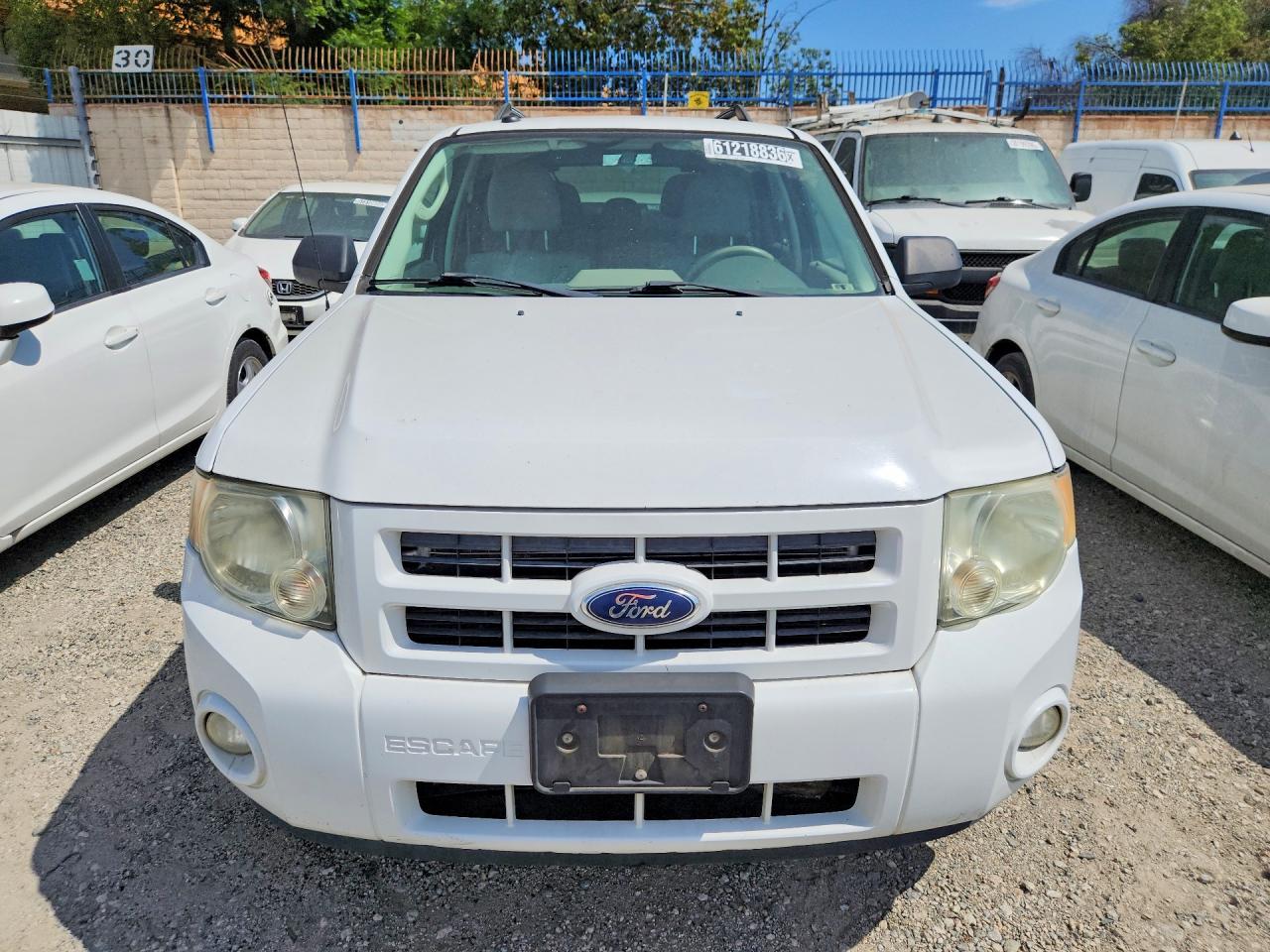 2011 Ford Escape Hybrid Белый vin: 1FMCU5K37BKB48851