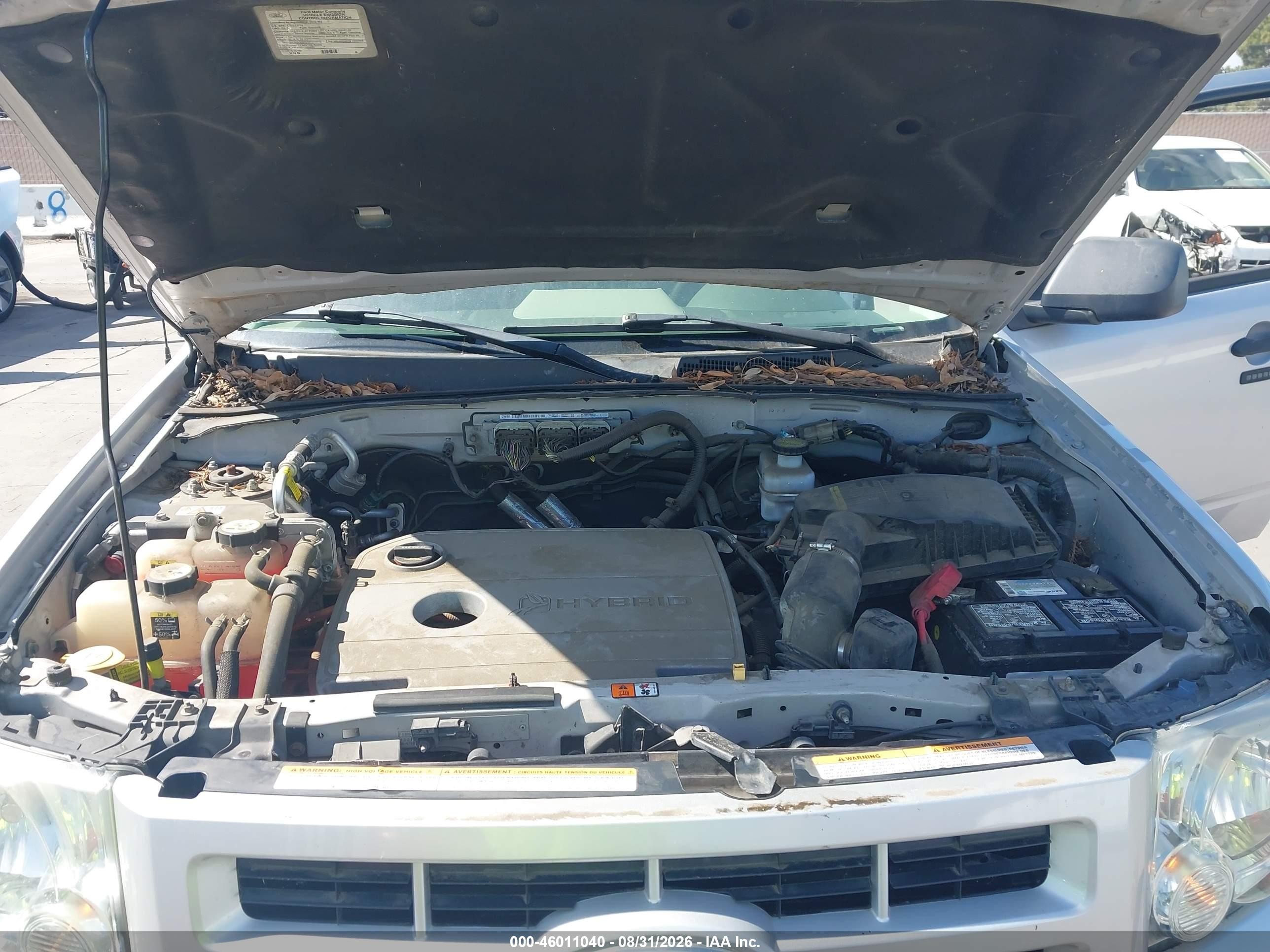 2012 Ford Escape Hybrid   Silver vin: 1FMCU5K37CKB12871