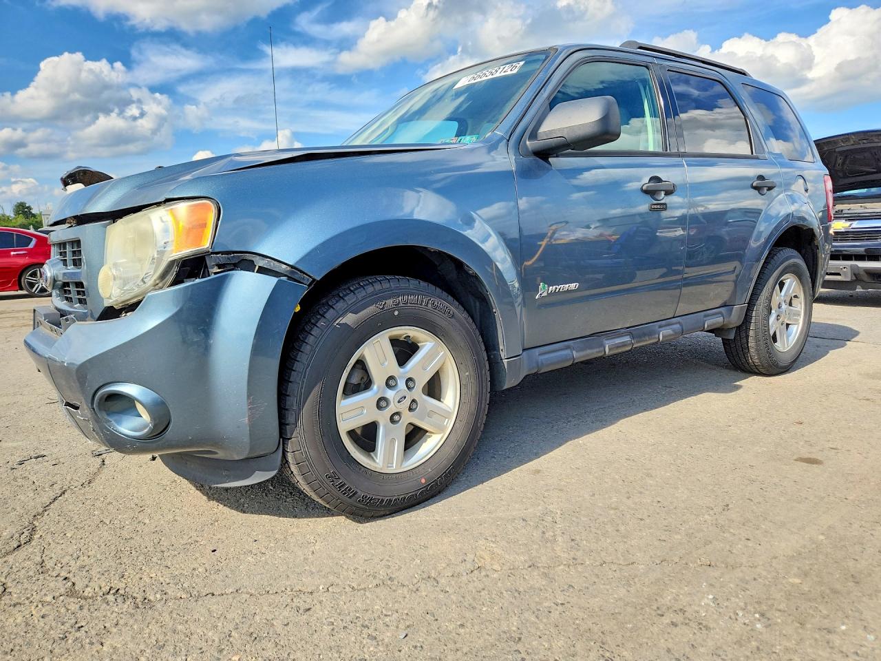 2012 Ford Escape Hybrid Серый vin: 1FMCU5K37CKB21991
