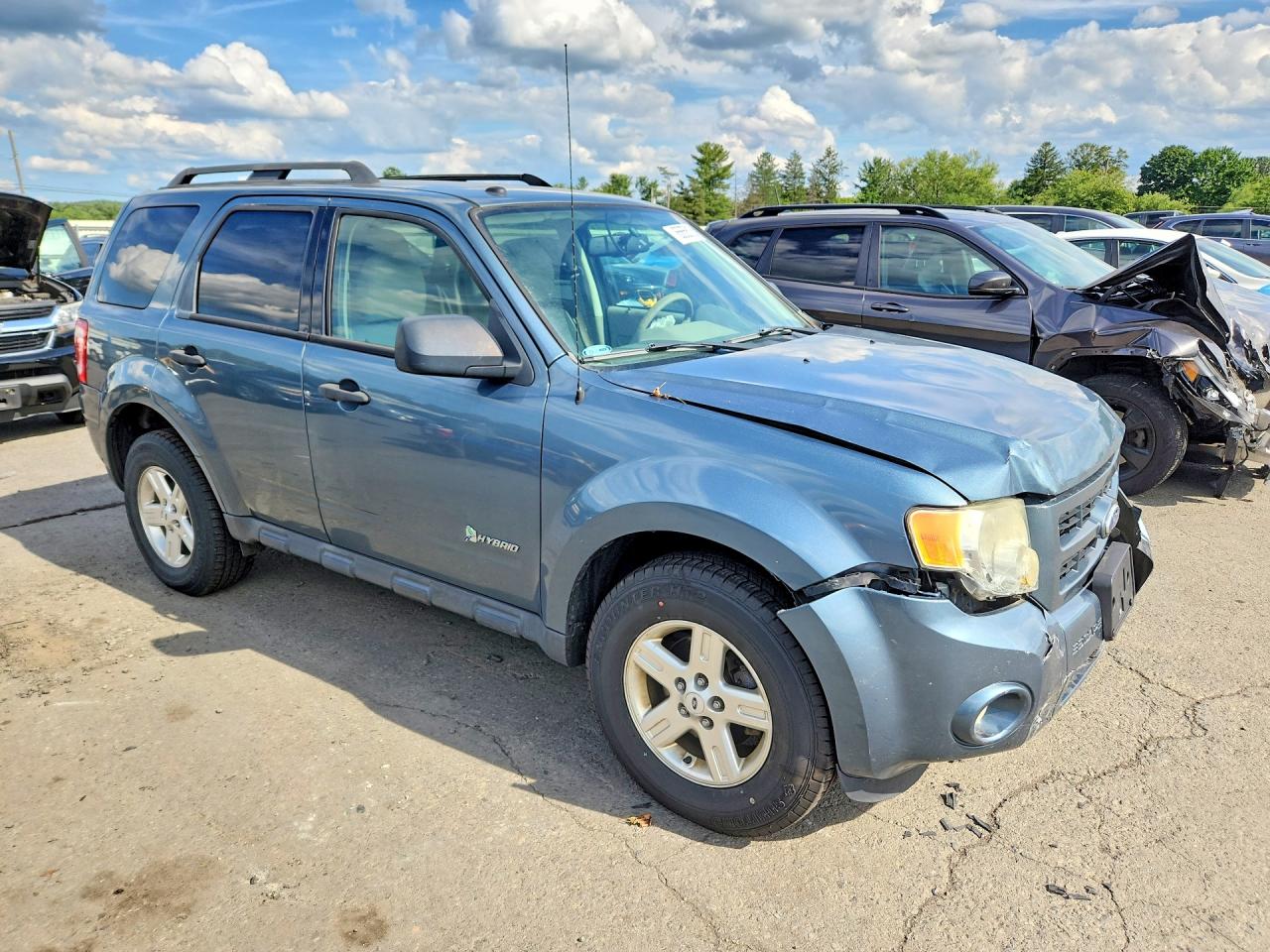 2012 Ford Escape Hybrid Серый vin: 1FMCU5K37CKB21991