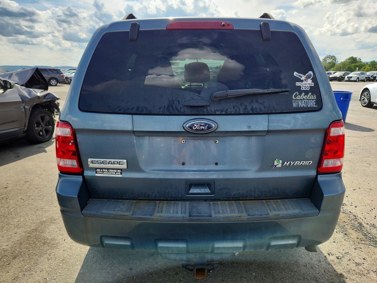 2012 Ford Escape Hybrid Серый vin: 1FMCU5K37CKB21991
