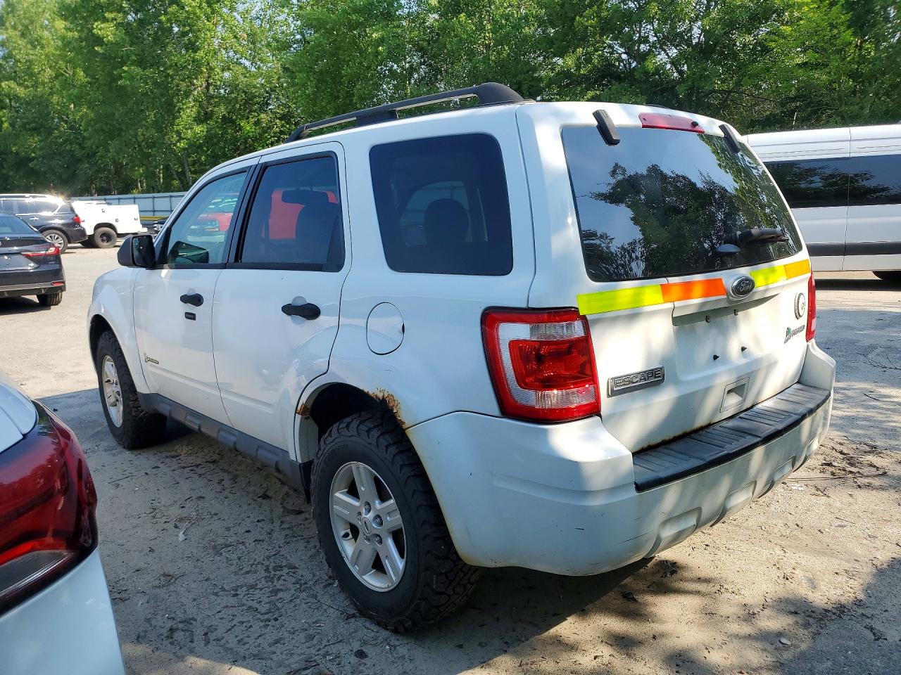2011 Ford Escape Hybrid White vin: 1FMCU5K38BKB48812