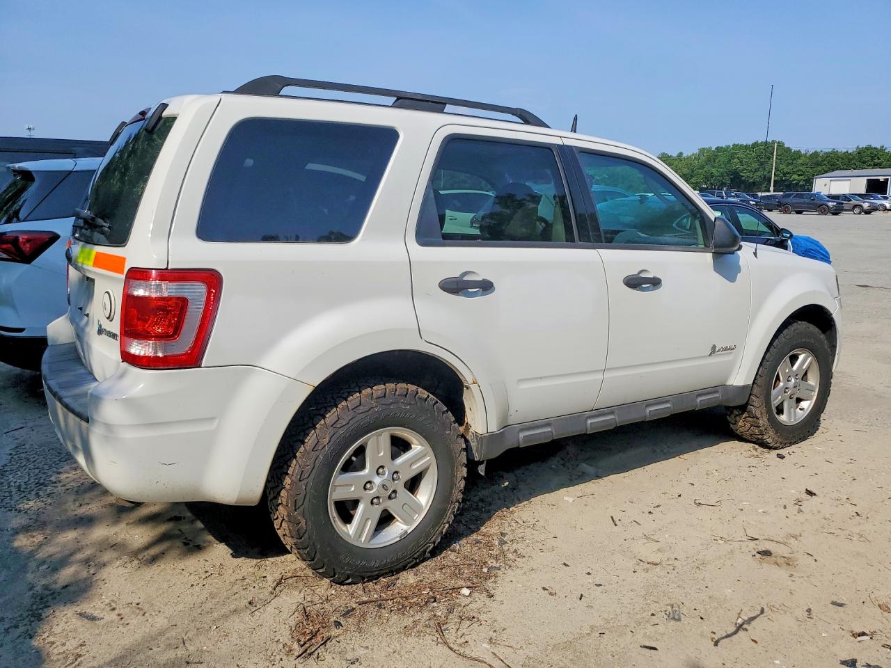 2011 Ford Escape Hybrid White vin: 1FMCU5K38BKB48812