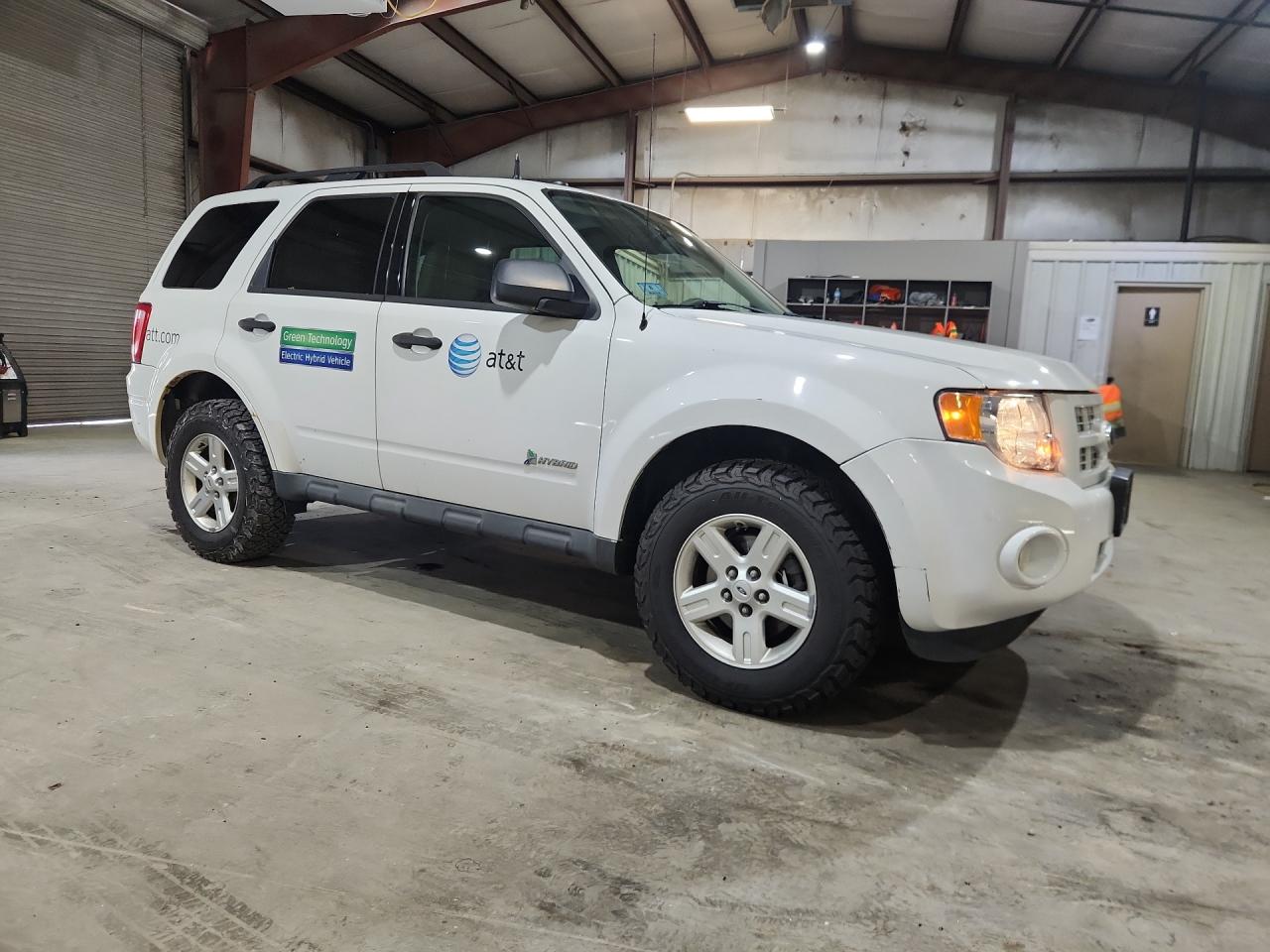 2011 Ford Escape Hybrid White vin: 1FMCU5K38BKB48812 Damage: Overall Vehicle, De-Identify, Removal Required