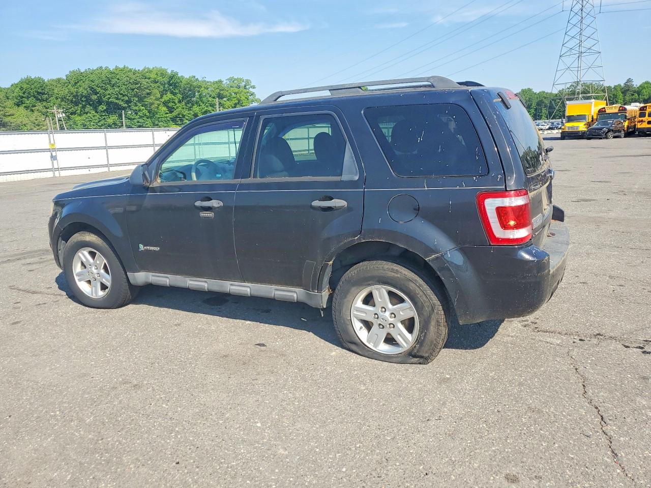 2011 Ford Escape Hybrid Black vin: 1FMCU5K39BKC01548