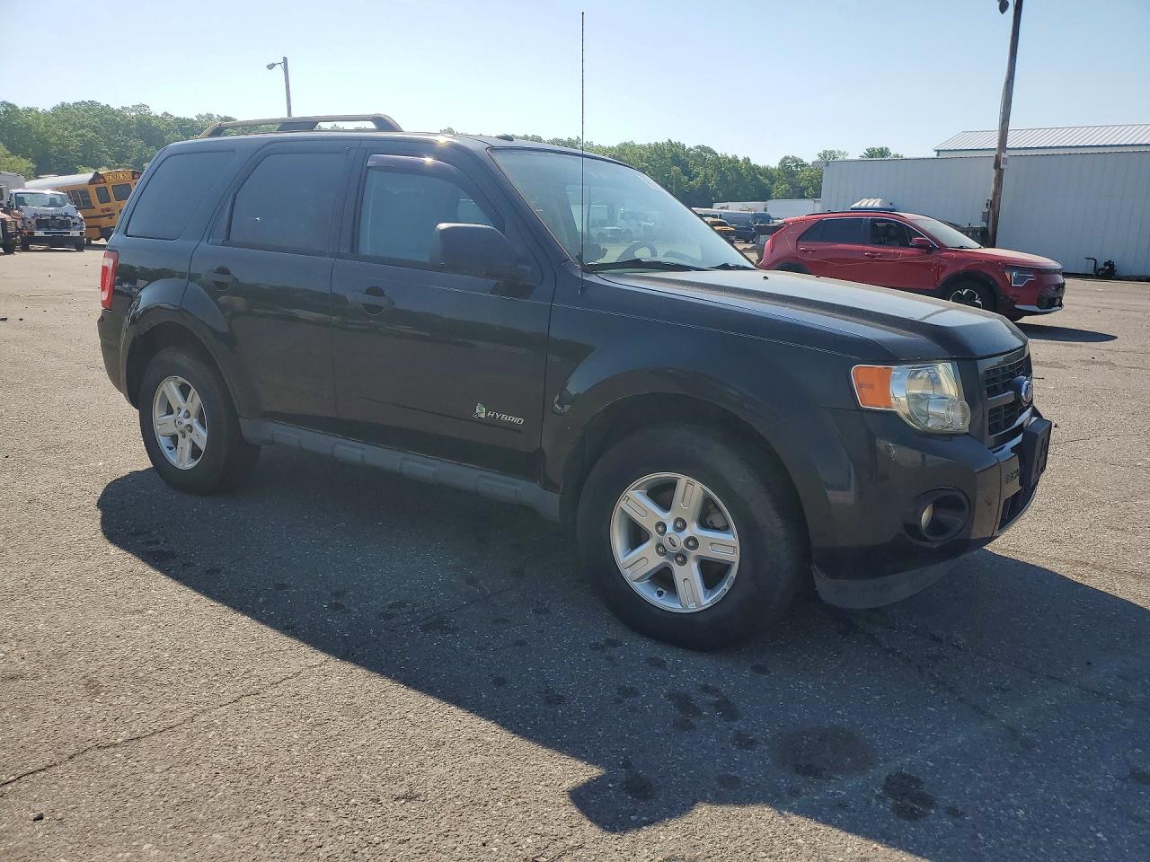 2011 Ford Escape Hybrid Black vin: 1FMCU5K39BKC01548