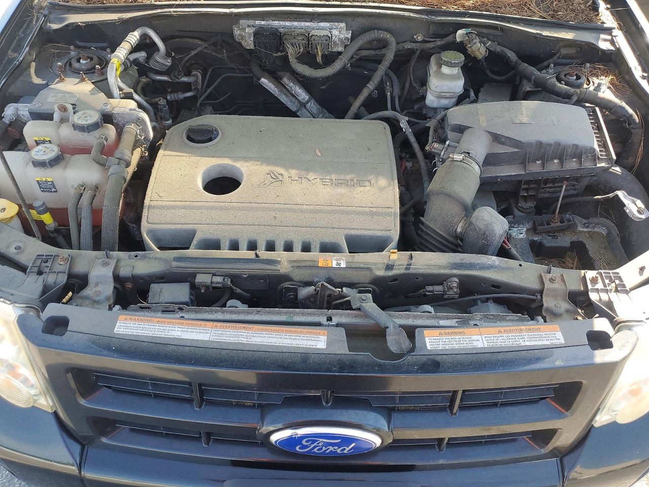 2011 Ford Escape Hybrid Black vin: 1FMCU5K39BKC01548