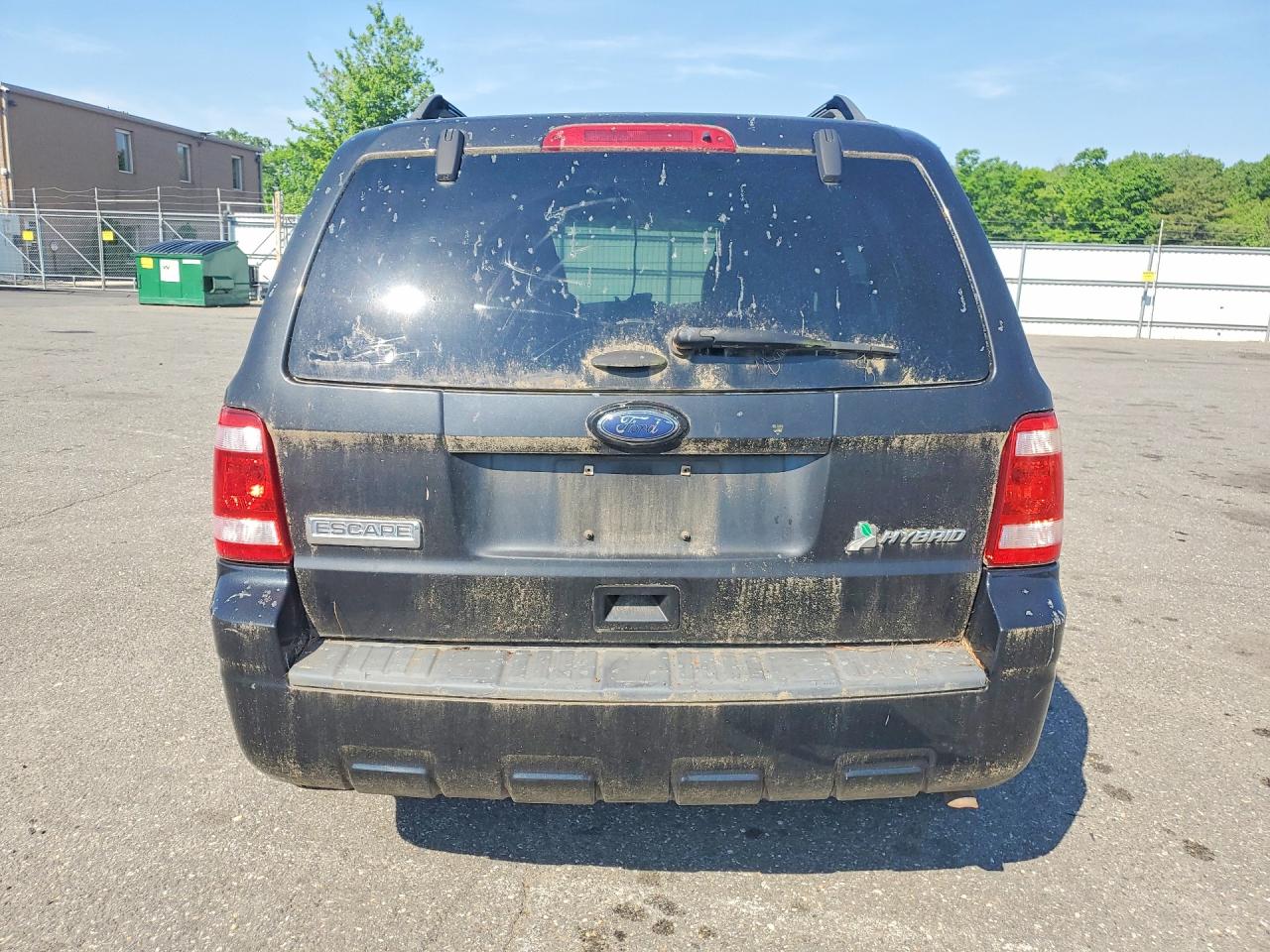 2011 Ford Escape Hybrid Black vin: 1FMCU5K39BKC01548