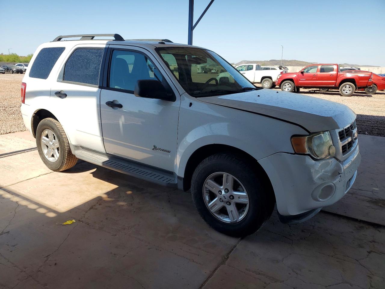 2012 Ford Escape Hybrid White vin: 1FMCU5K39CKA23058