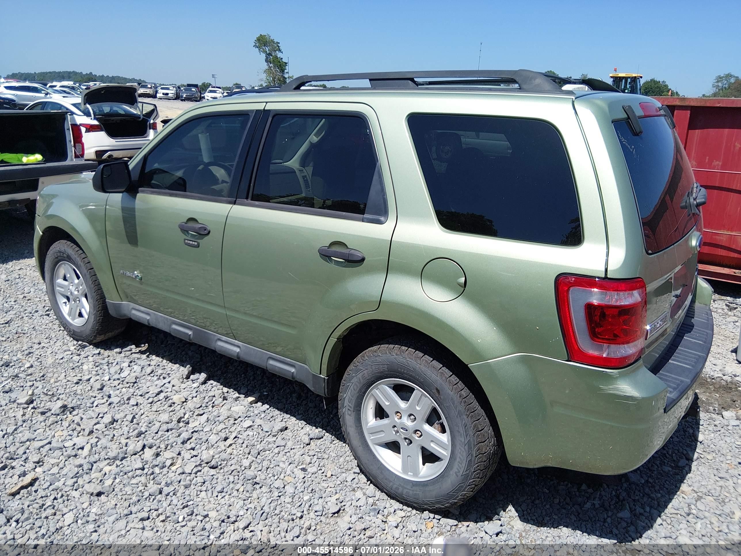 2010 Ford Escape Hybrid Limited Green vin: 1FMCU5K3XAKB44338