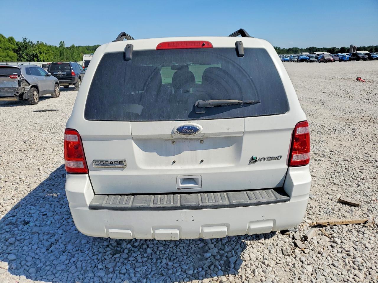 2010 Ford Escape Hybrid White vin: 1FMCU5K3XAKD20921
