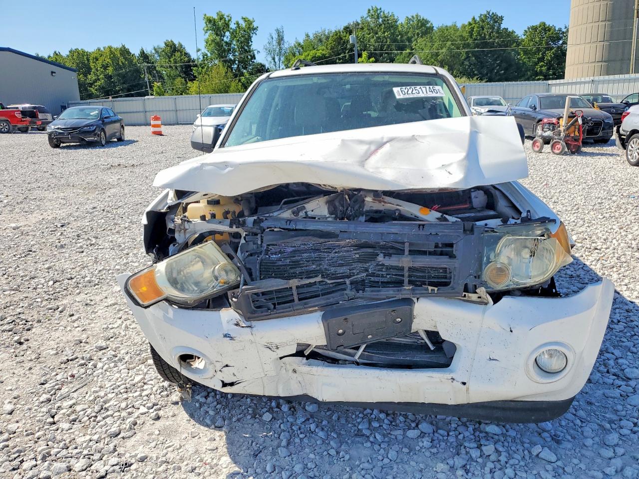 2010 Ford Escape Hybrid White vin: 1FMCU5K3XAKD20921