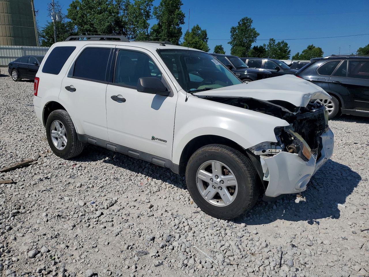 2010 Ford Escape Hybrid White vin: 1FMCU5K3XAKD20921