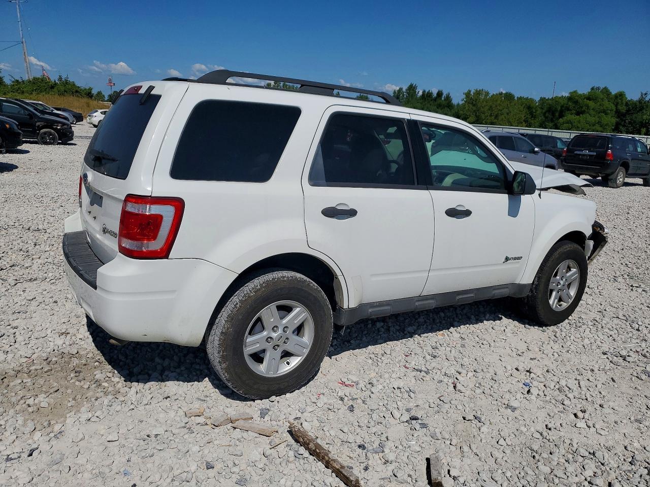 2010 Ford Escape Hybrid White vin: 1FMCU5K3XAKD20921