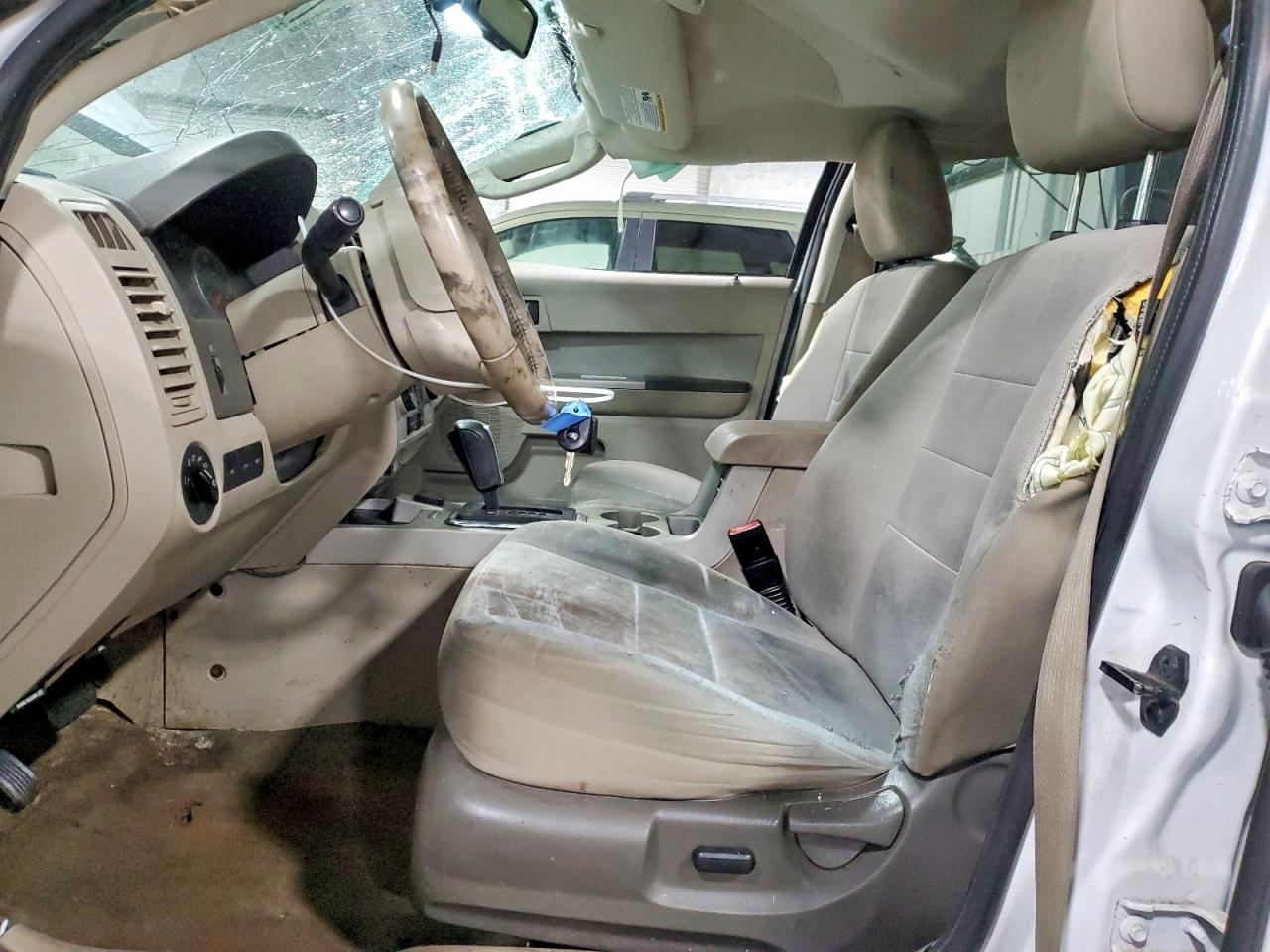 2011 Ford Escape Hybrid White vin: 1FMCU5K3XBKA39705