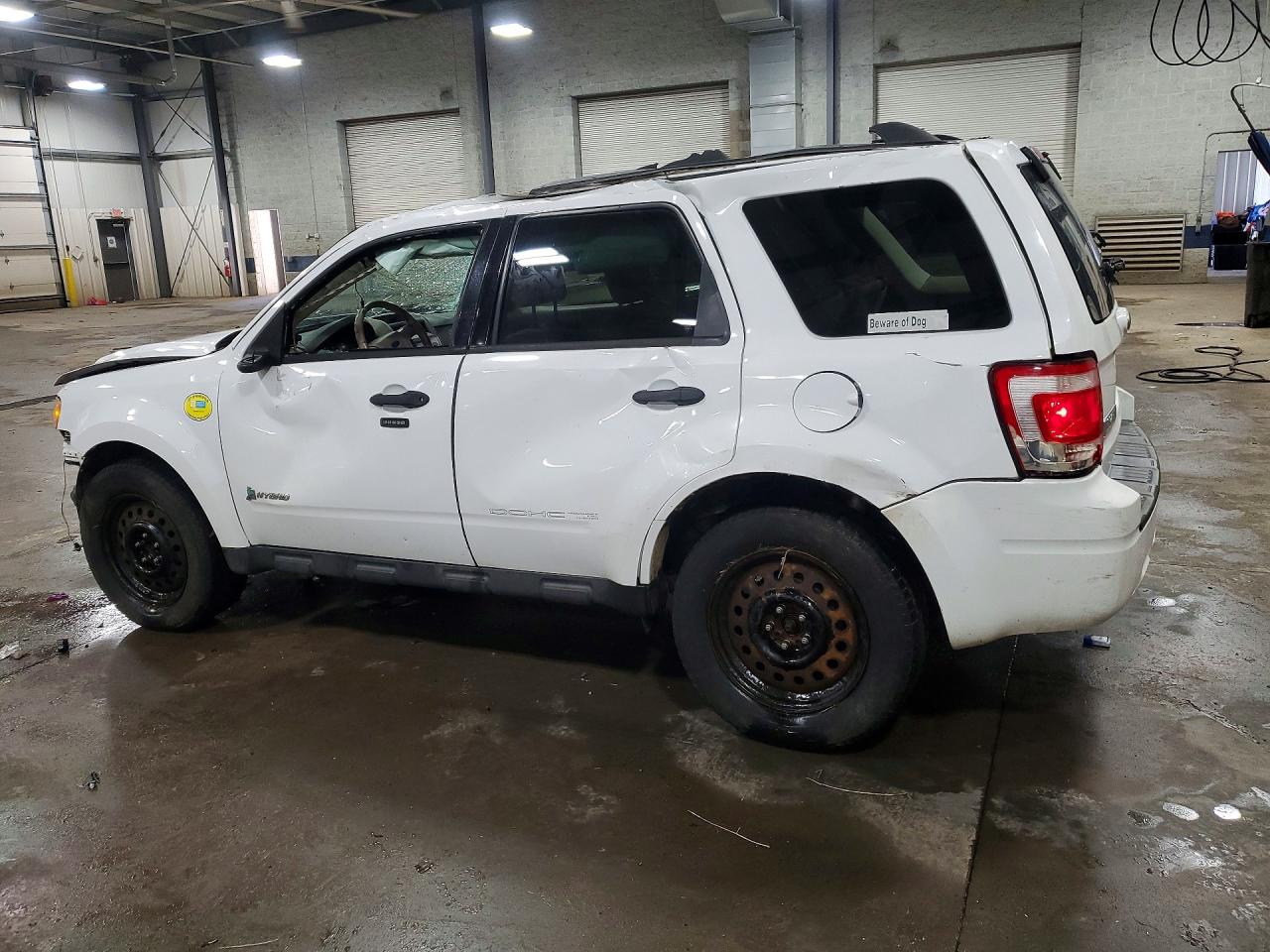 2011 Ford Escape Hybrid White vin: 1FMCU5K3XBKA39705