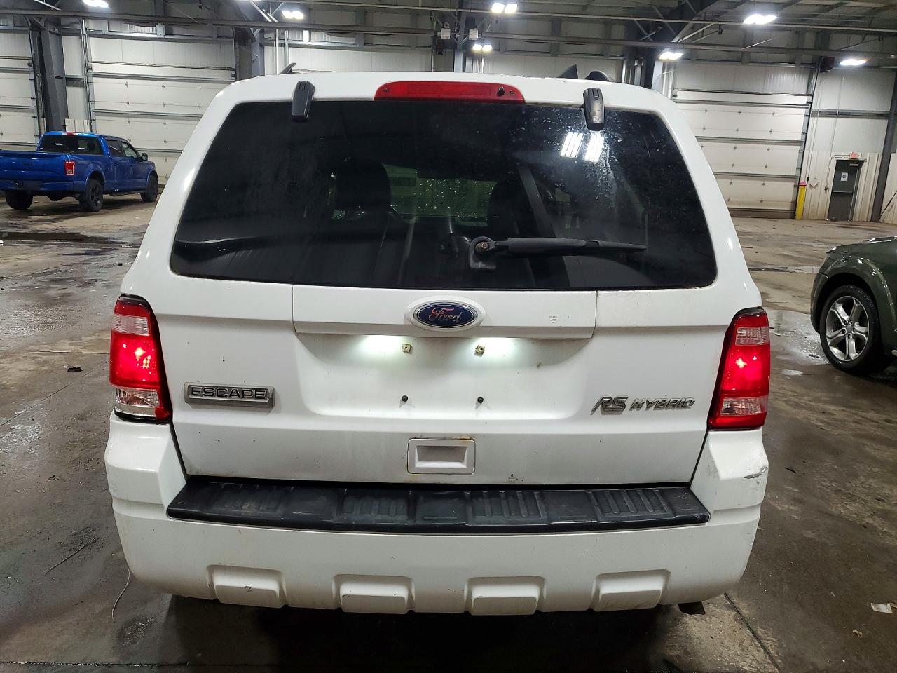 2011 Ford Escape Hybrid White vin: 1FMCU5K3XBKA39705