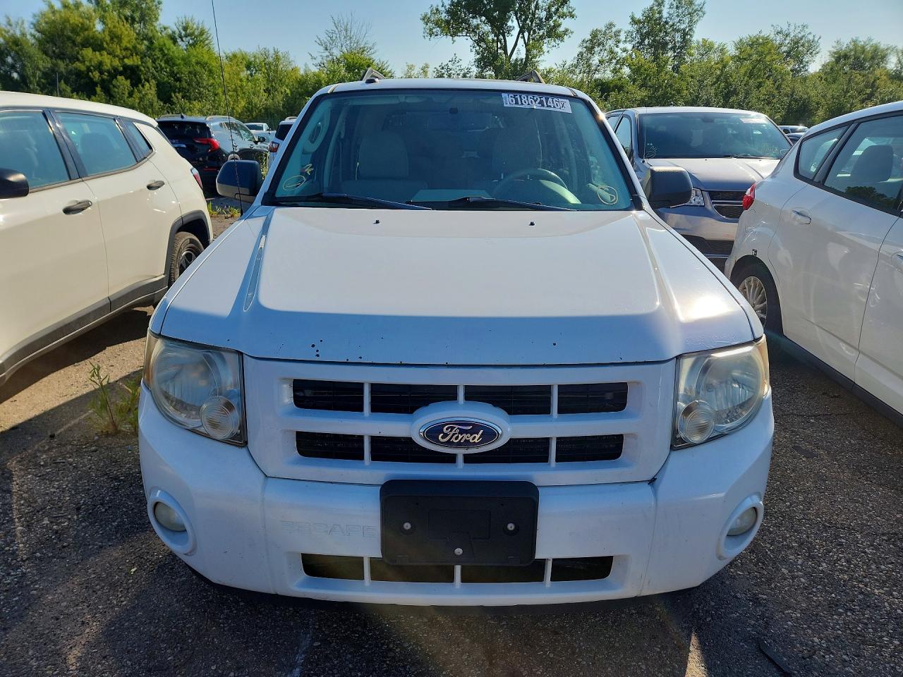 2011 Ford Escape Hybrid White vin: 1FMCU5K3XBKB48861