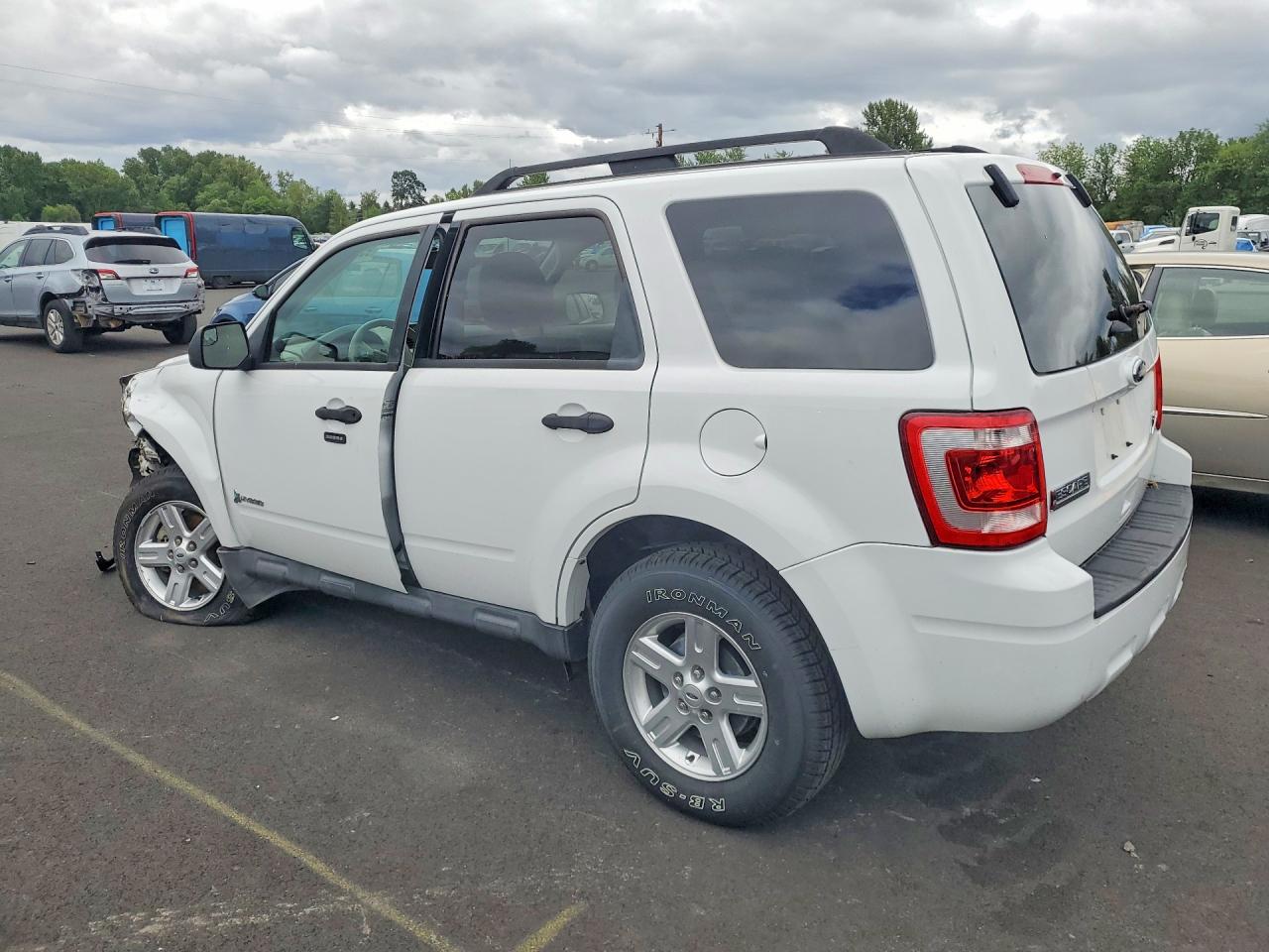 2012 Ford Escape White vin: 1FMCU5K3XCKA10092