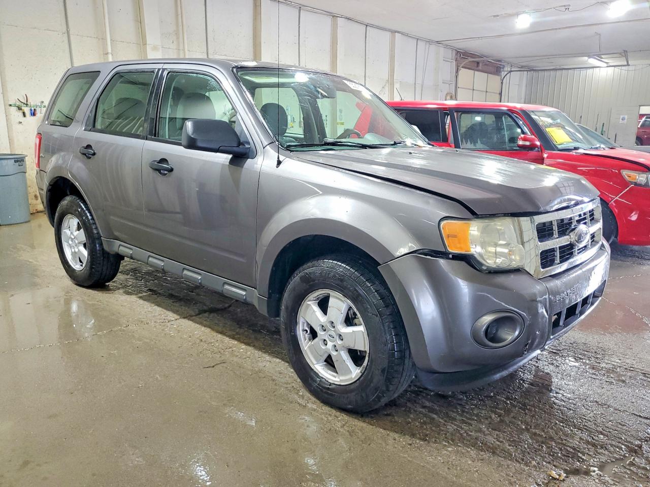 2009 Ford Escape Xls Gray vin: 1FMCU92729KB79798