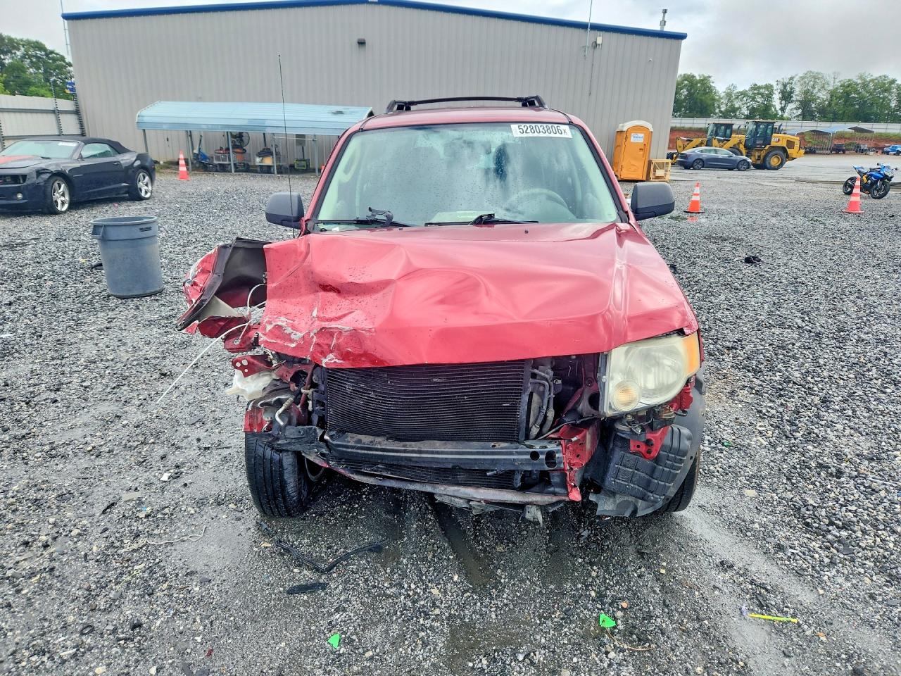 2009 Ford Escape Xls Red vin: 1FMCU92749KB70374