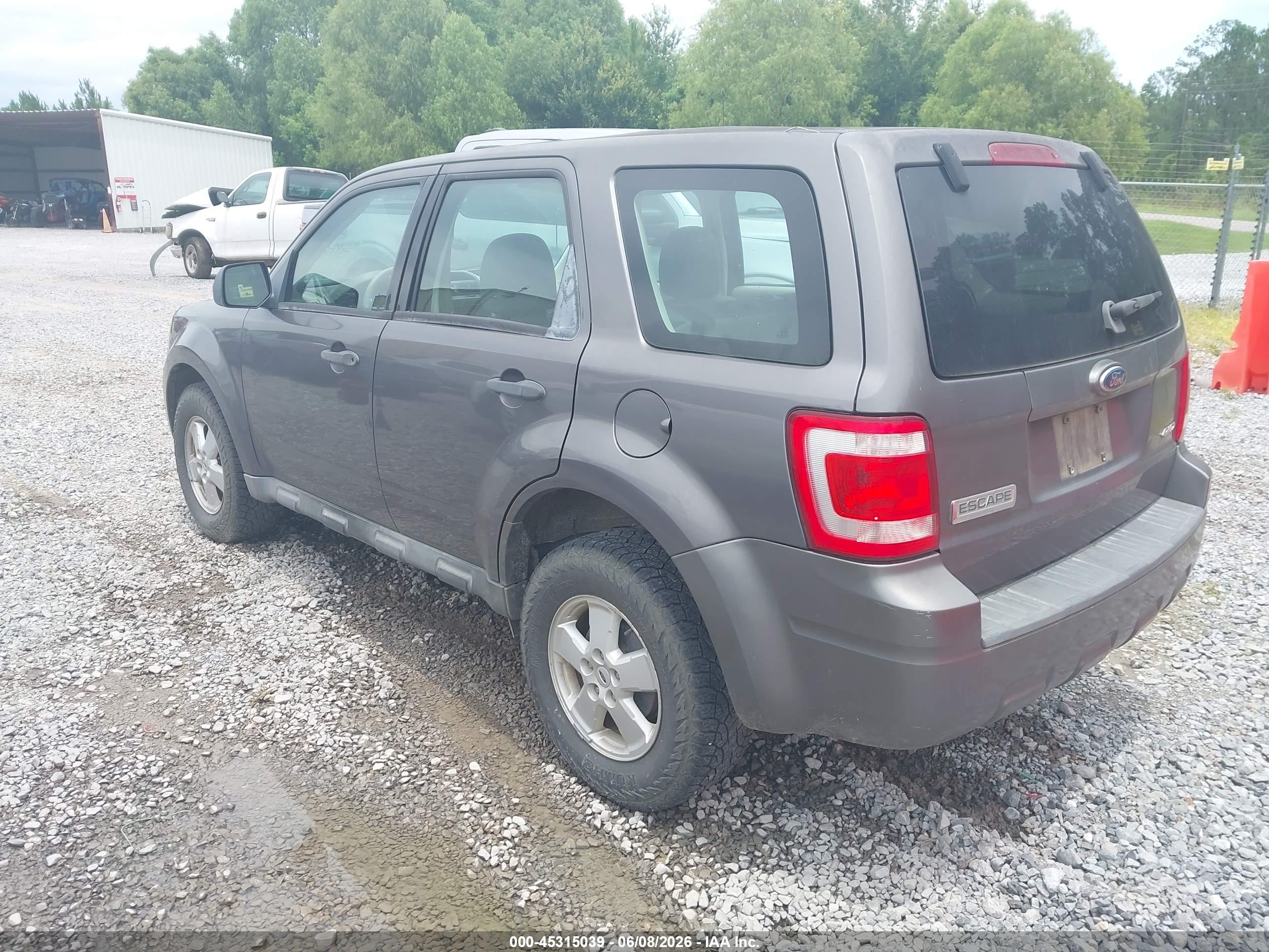 2009 Ford Escape Xls Gray vin: 1FMCU92759KD10111