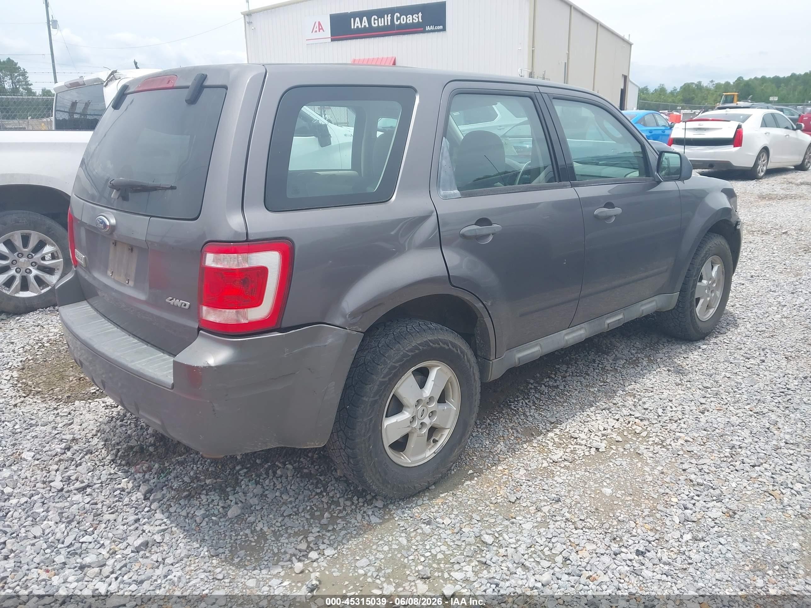 2009 Ford Escape Xls Gray vin: 1FMCU92759KD10111