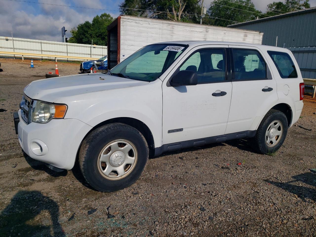 2008 Ford Escape Xls White vin: 1FMCU92Z08KE74933