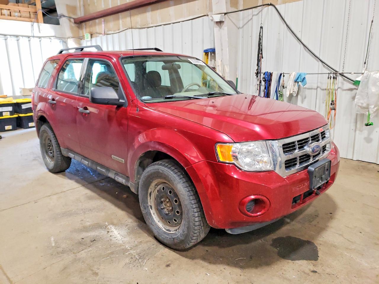 2008 Ford Escape Xls Red vin: 1FMCU92Z28KA34485