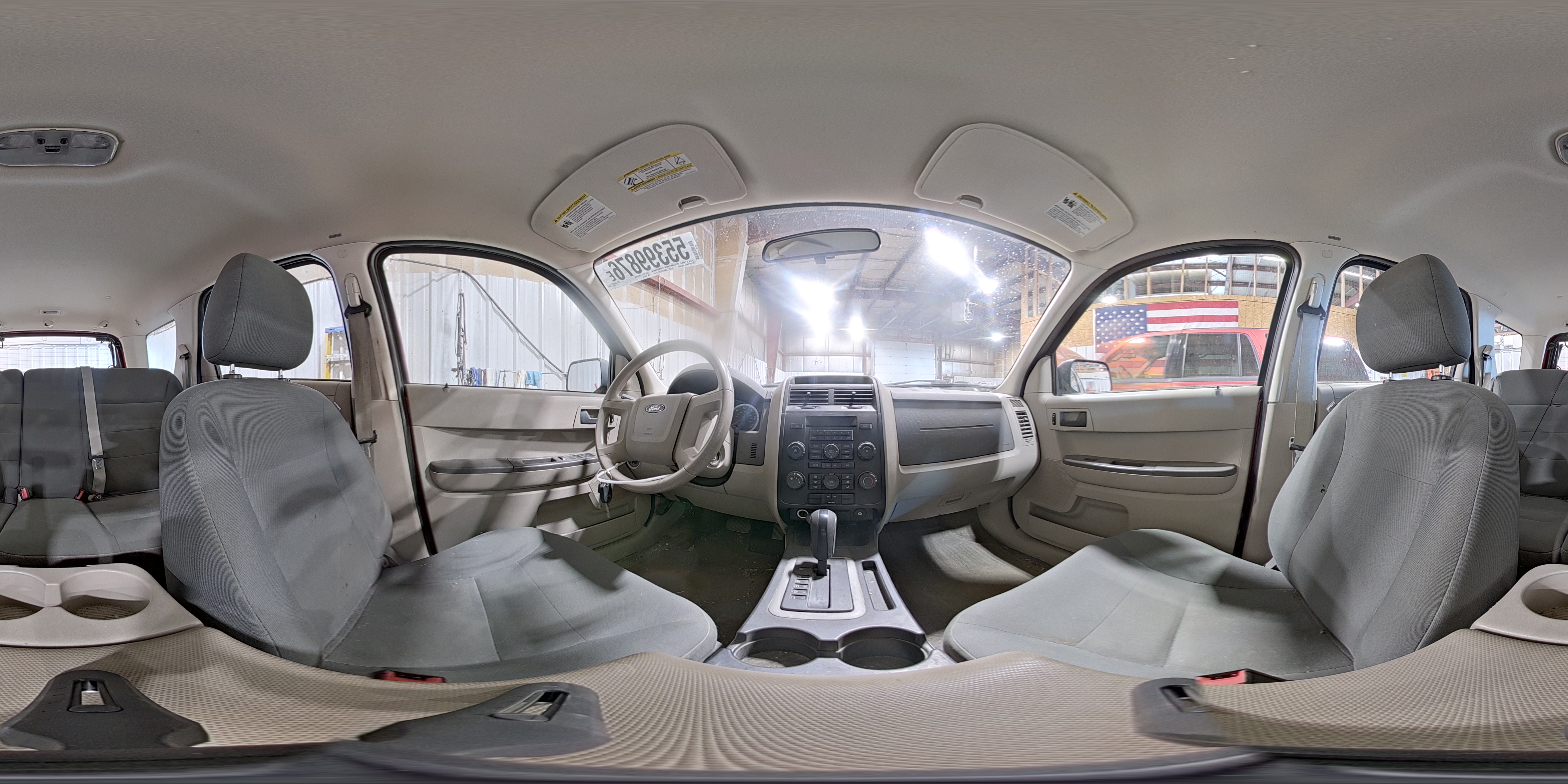 2008 Ford Escape Xls Red vin: 1FMCU92Z28KA34485