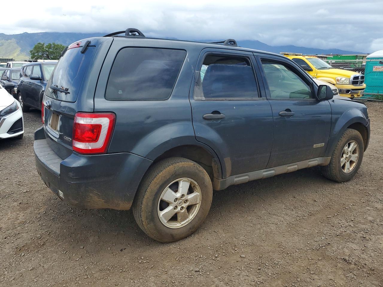 2008 Ford Escape Xls Серый vin: 1FMCU92Z58KB85451