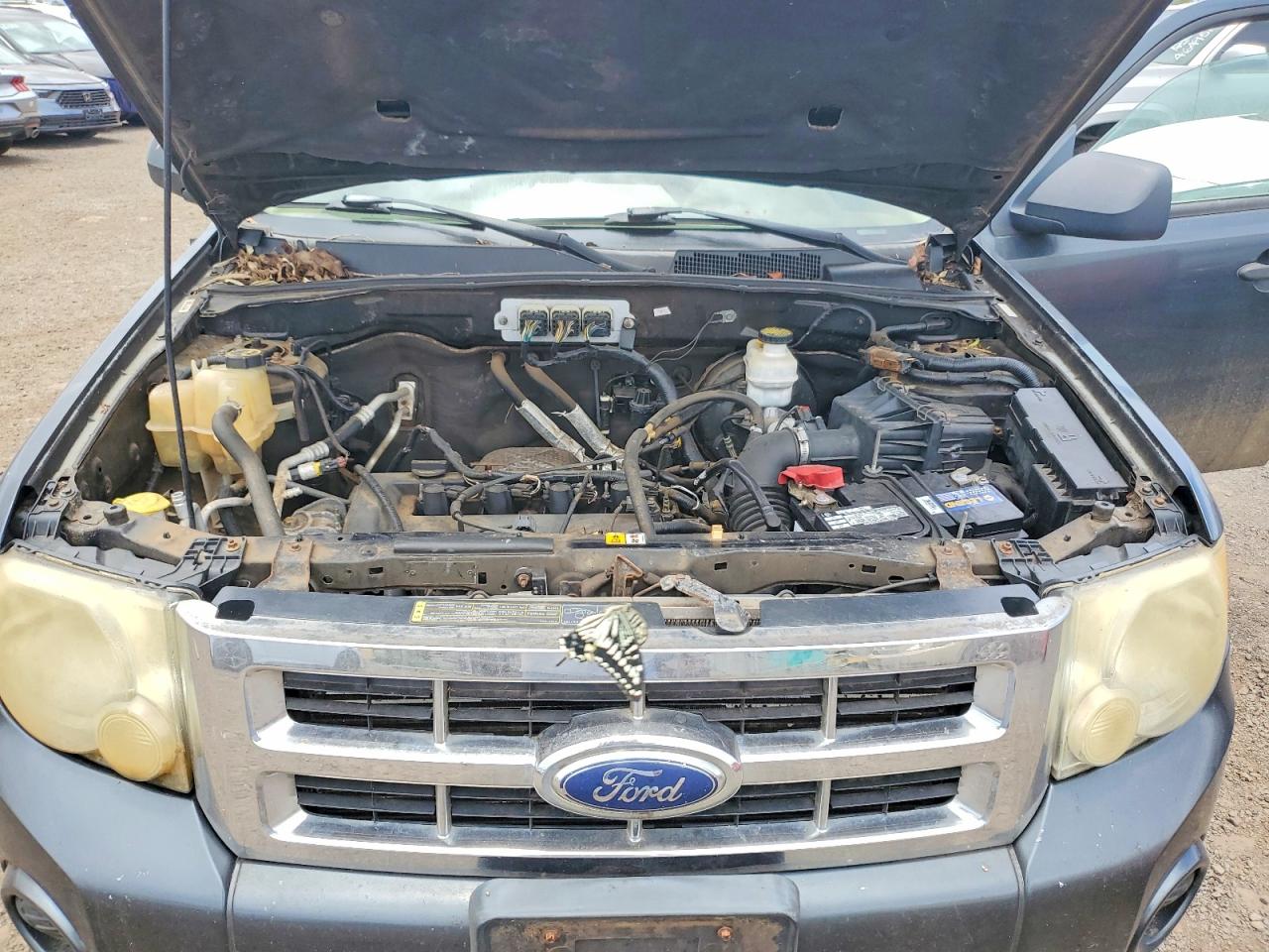 2008 Ford Escape Xls Серый vin: 1FMCU92Z58KB85451