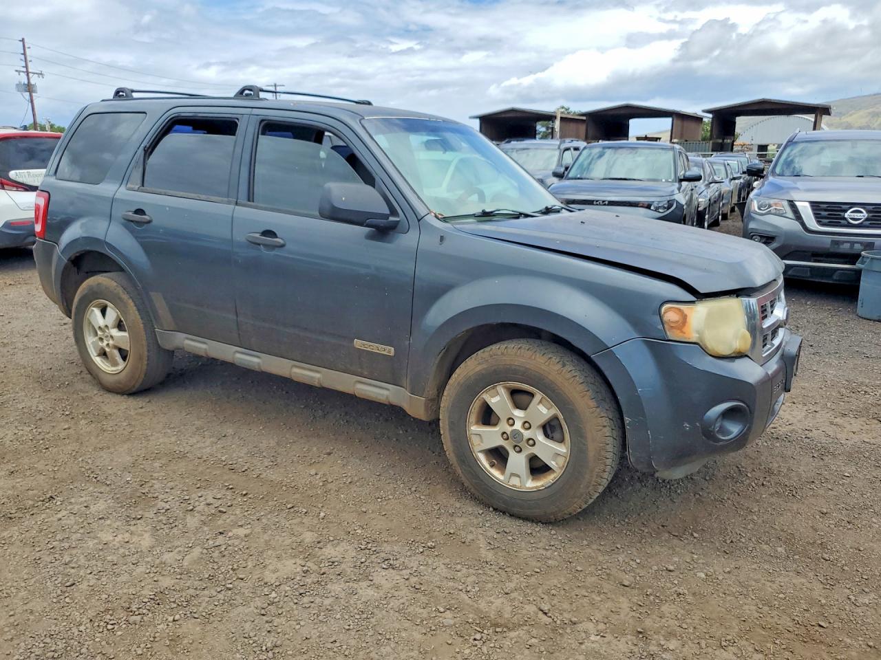 2008 Ford Escape Xls Серый vin: 1FMCU92Z58KB85451