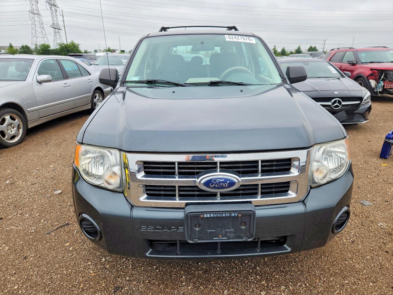 2008 Ford Escape Xls Серый vin: 1FMCU92Z78KB14624