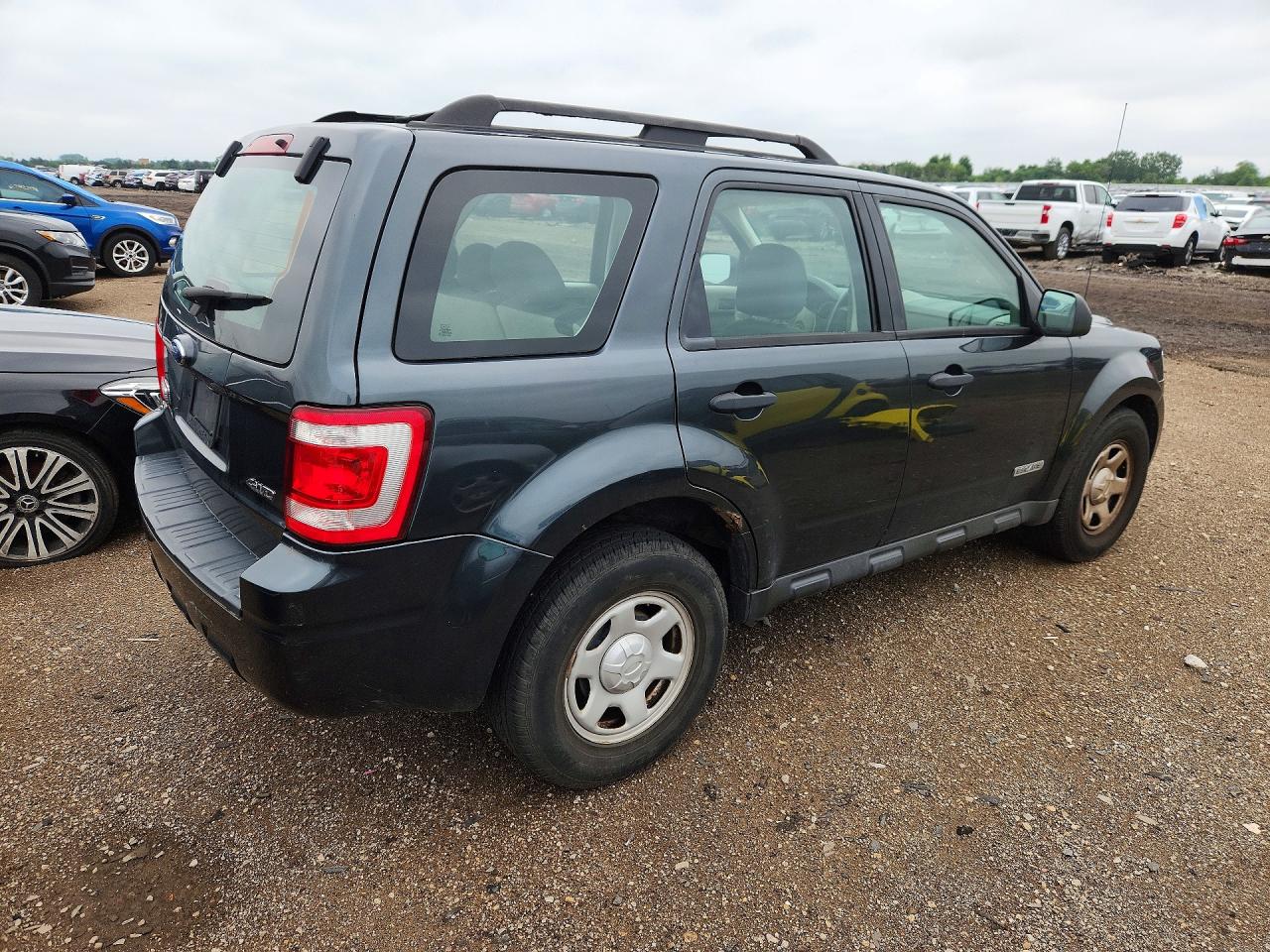 2008 Ford Escape Xls Серый vin: 1FMCU92Z78KB14624