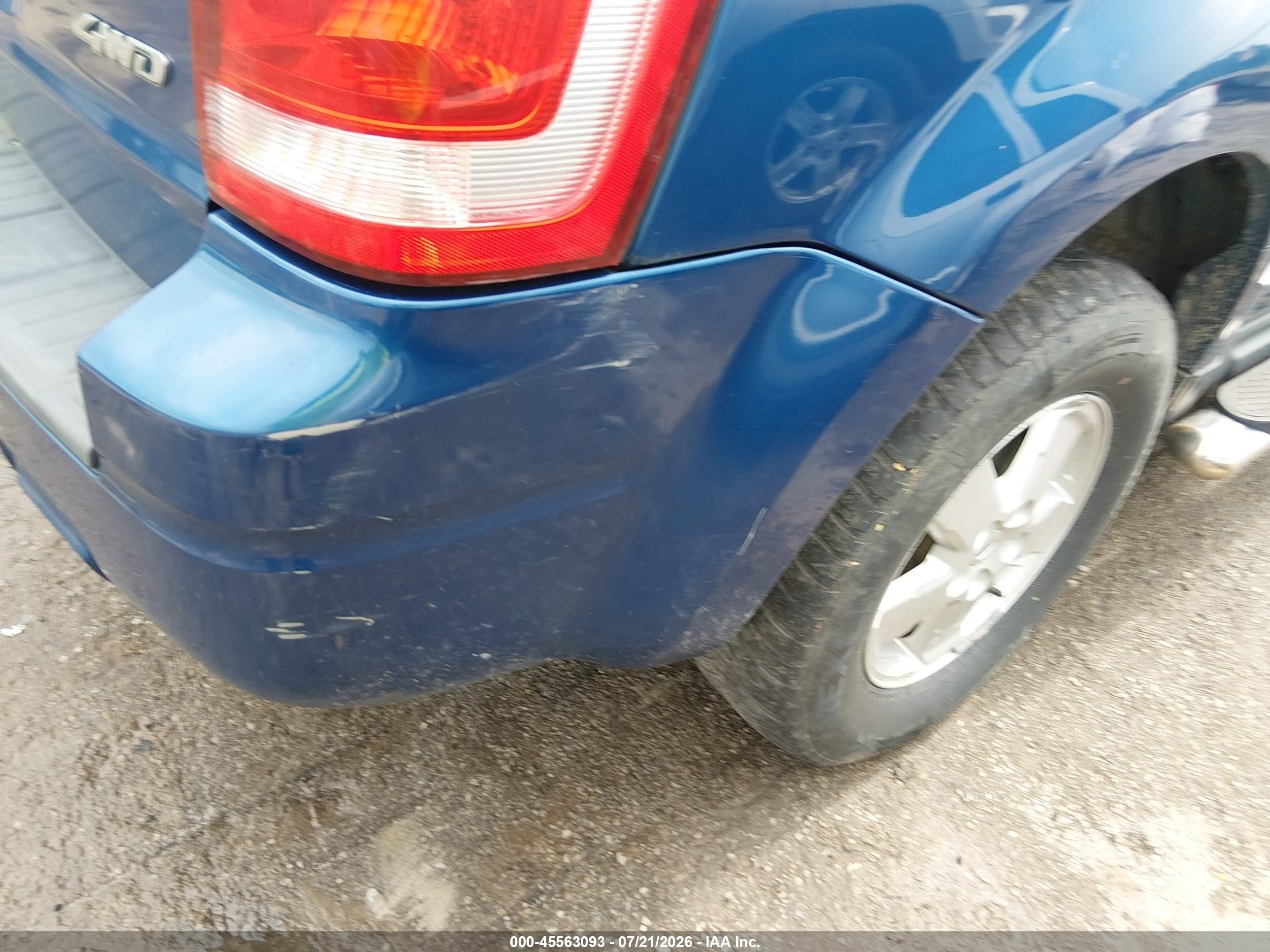 2008 Ford Escape Xls Blue vin: 1FMCU92ZX8KD41970