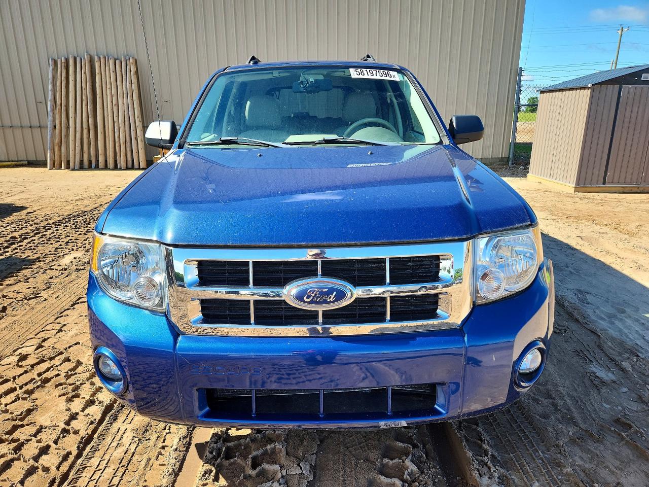 2008 Ford Escape Xlt Blue vin: 1FMCU93108KA83113
