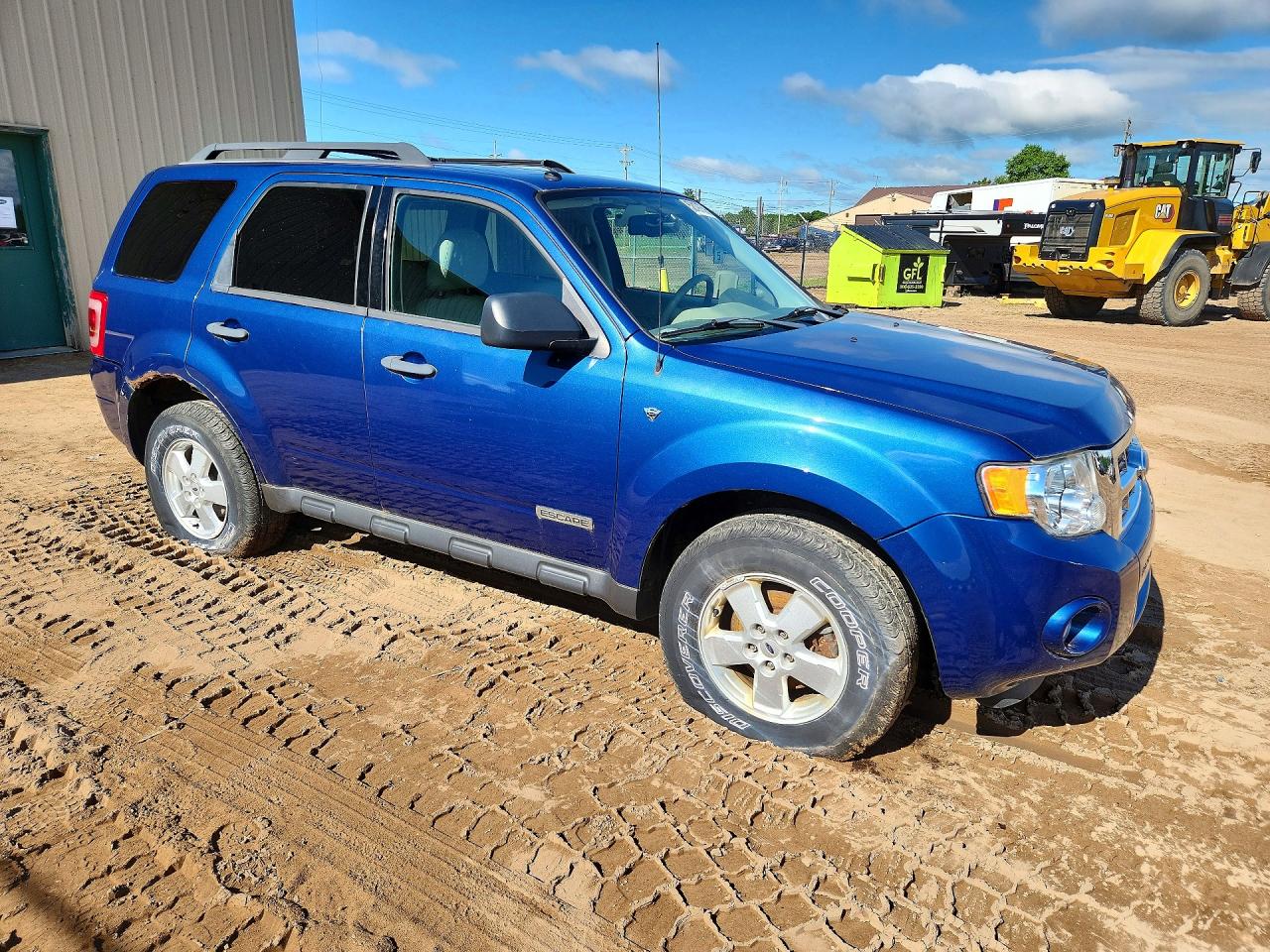 2008 Ford Escape Xlt Blue vin: 1FMCU93108KA83113