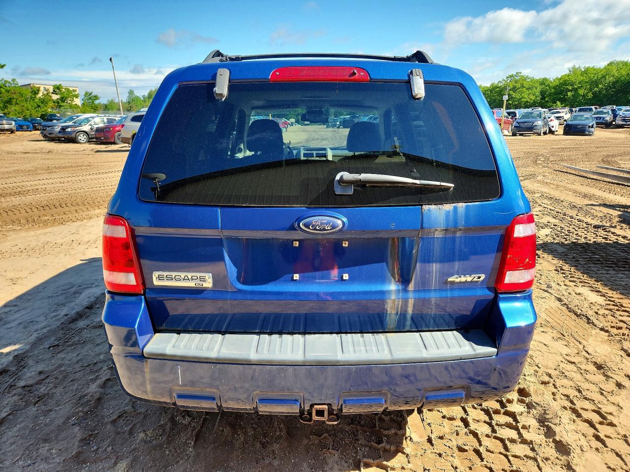 2008 Ford Escape Xlt Blue vin: 1FMCU93108KA83113