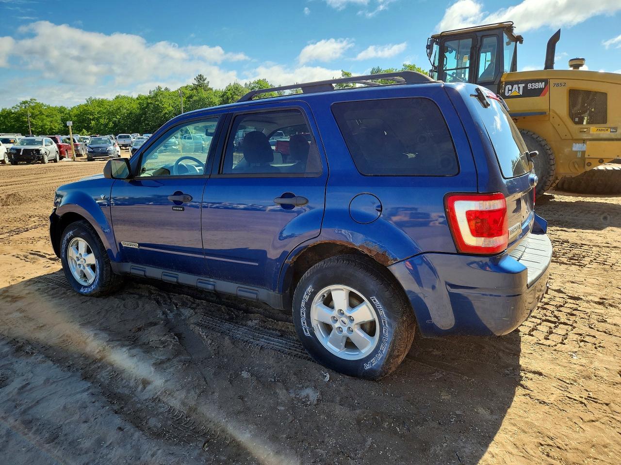 2008 Ford Escape Xlt Blue vin: 1FMCU93108KA83113