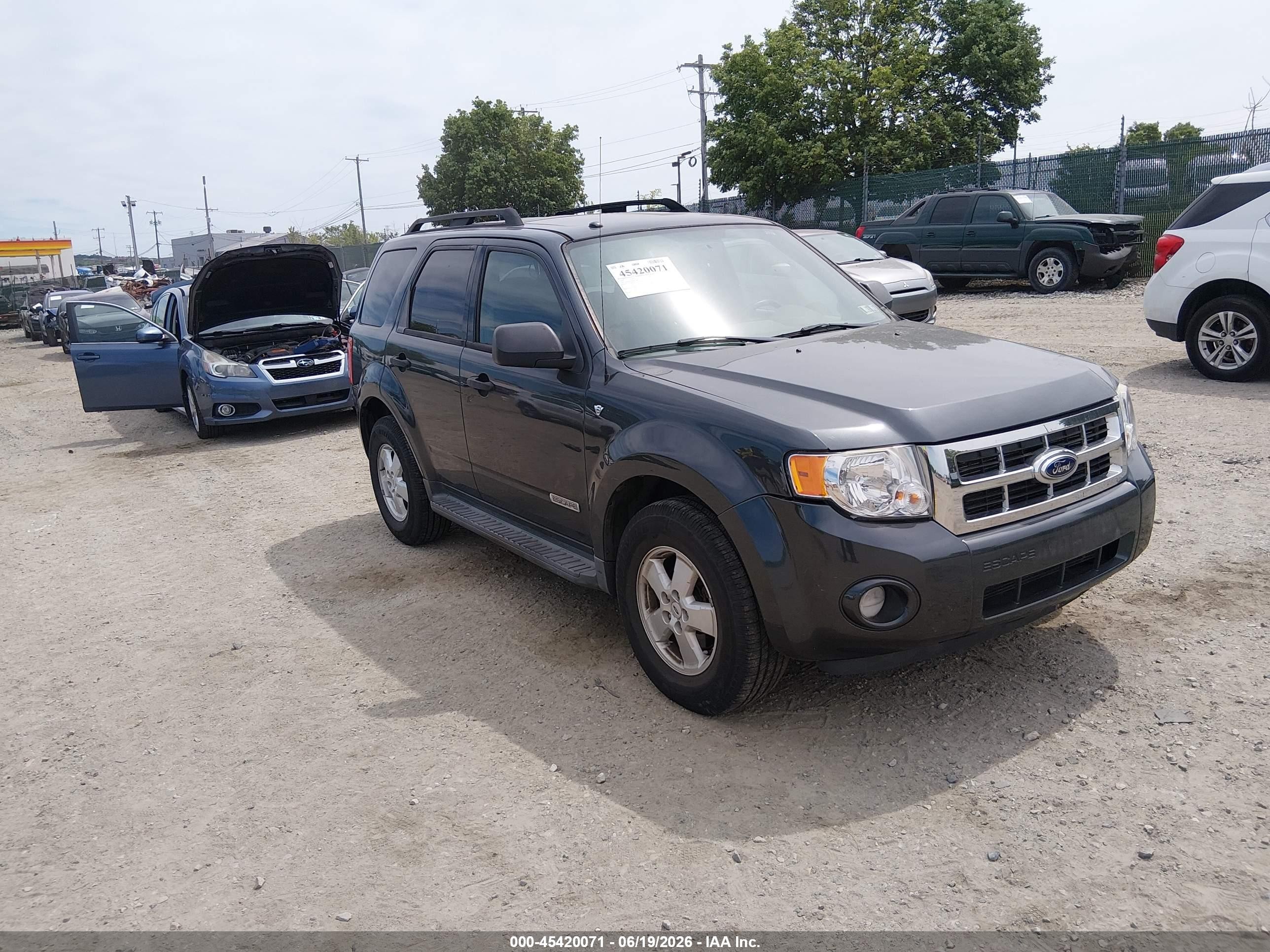 2008 Ford Escape Xlt Dark Blue vin: 1FMCU93108KB35484