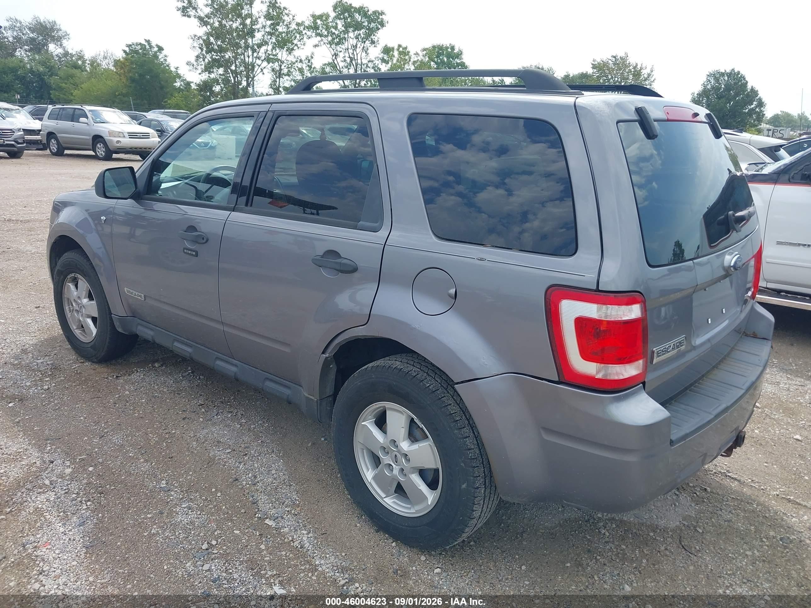 2008 Ford Escape Xlt Gray vin: 1FMCU93108KB91618