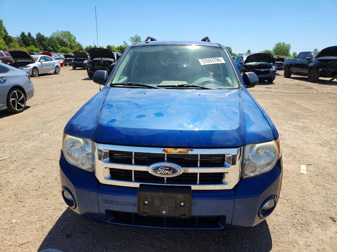 2008 Ford Escape Xlt Blue vin: 1FMCU93108KB98214