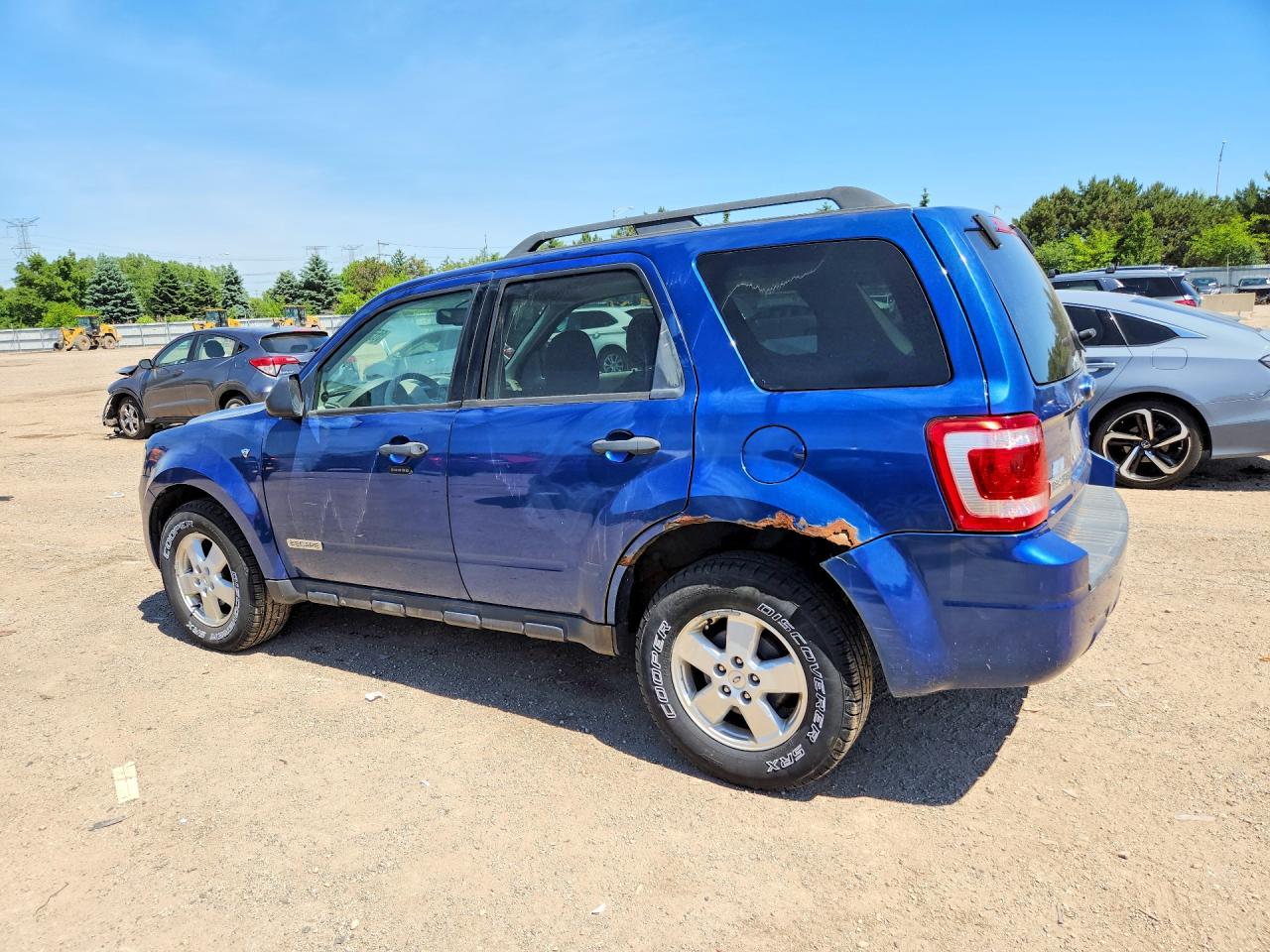 2008 Ford Escape Xlt Blue vin: 1FMCU93108KB98214