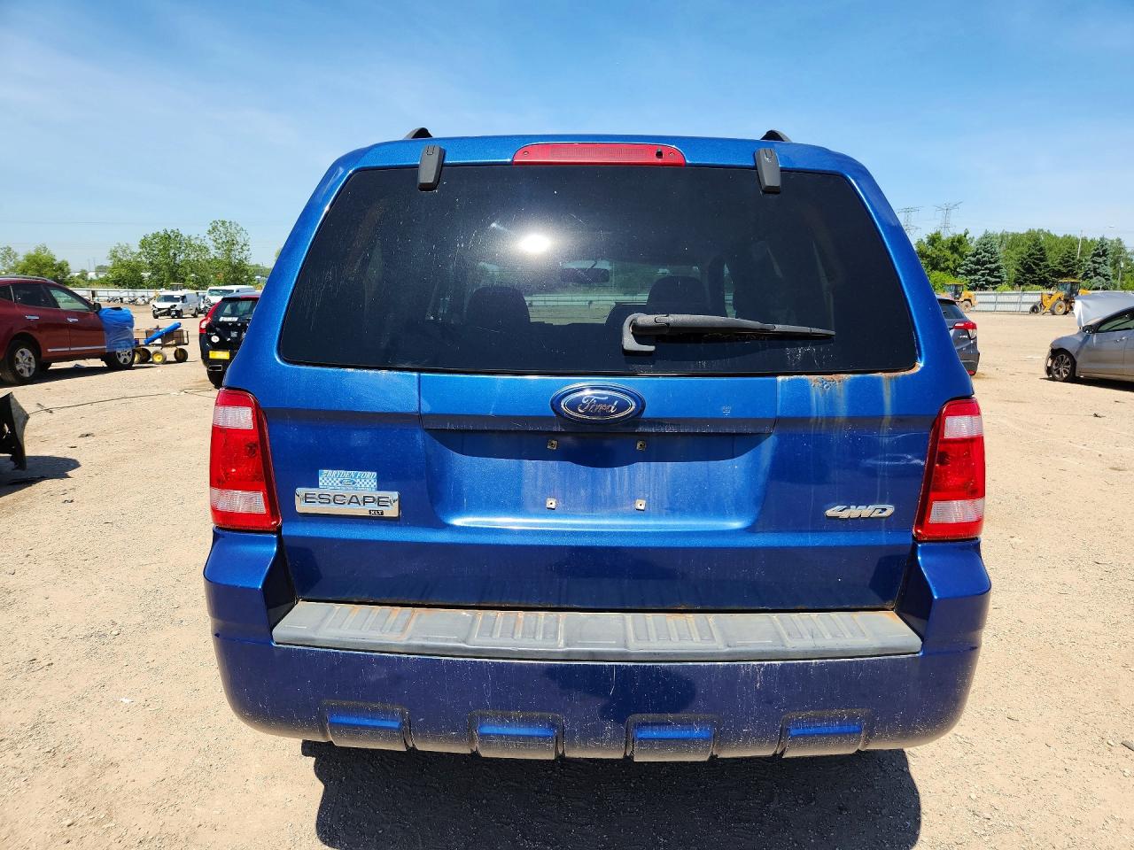 2008 Ford Escape Xlt Blue vin: 1FMCU93108KB98214