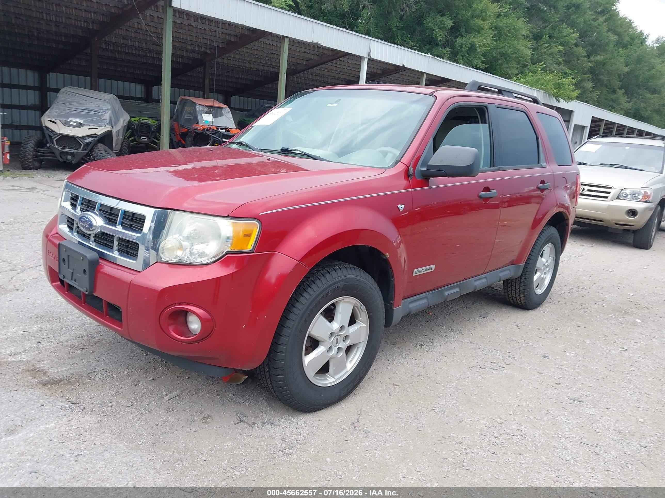 2008 Ford Escape Xlt Red vin: 1FMCU93108KC09521