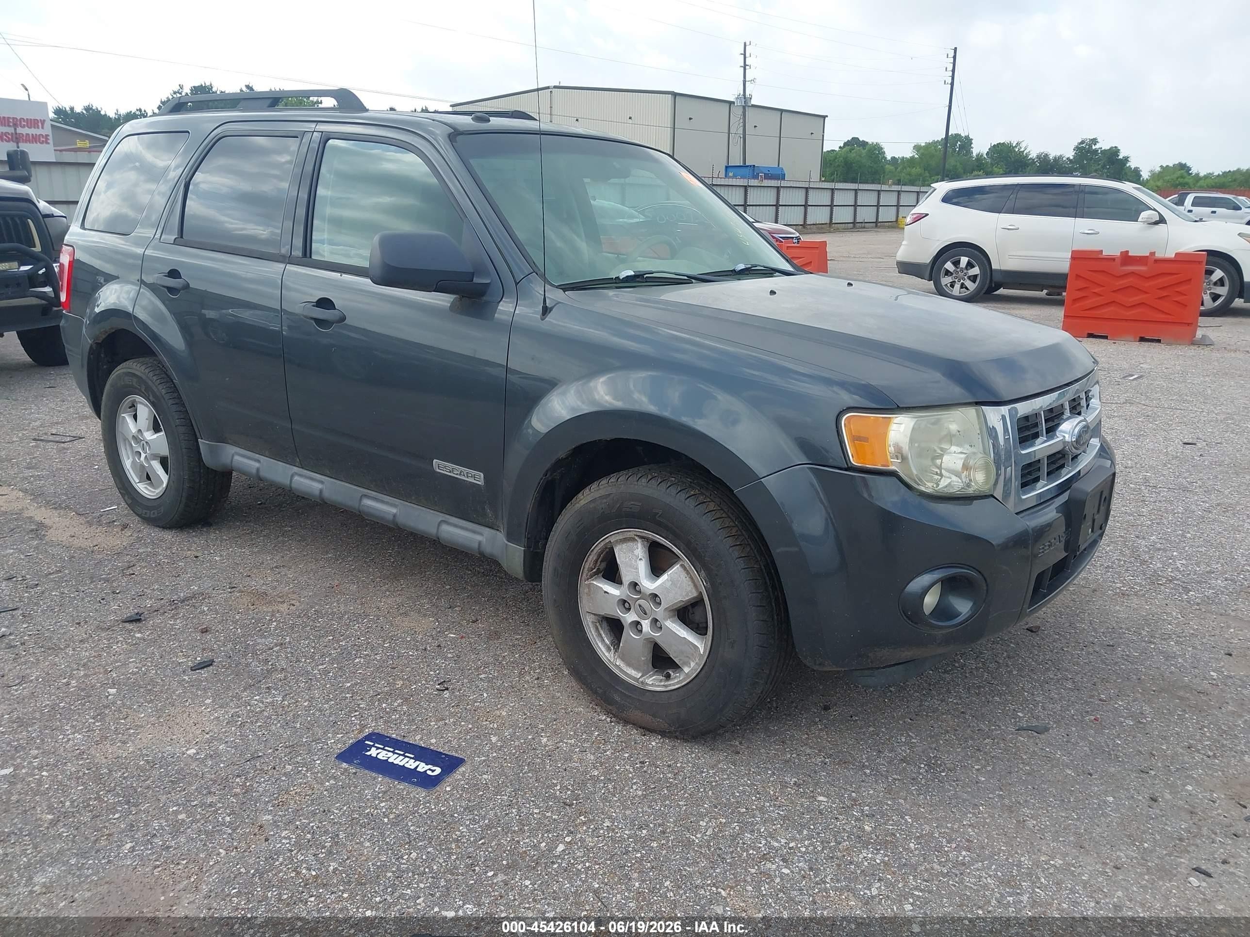 2008 Ford Escape Xlt Gray vin: 1FMCU93108KD00062